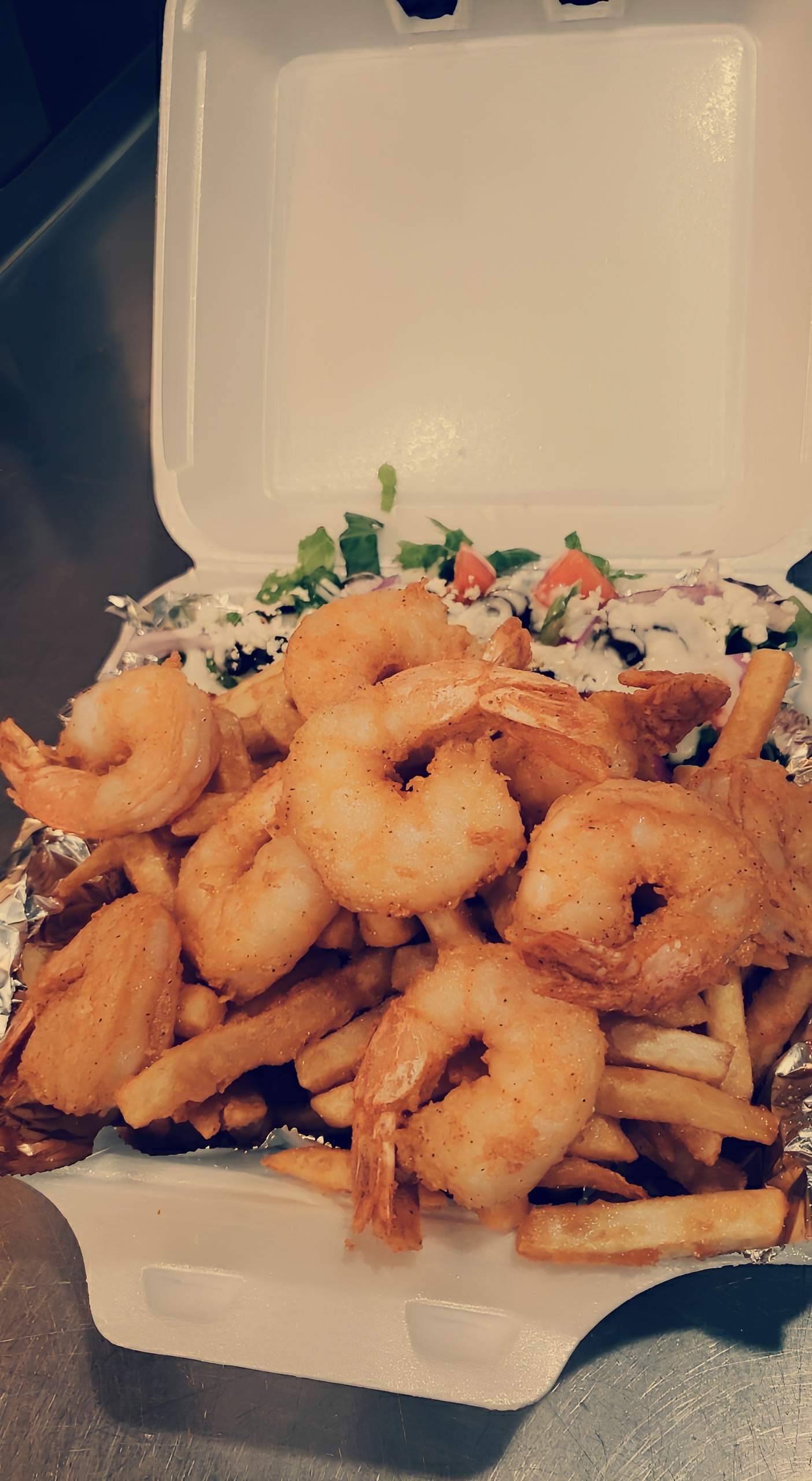 Fried Shrimp Dinner.