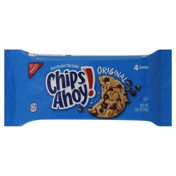 Nabisco 9700824 1.55 Oz Chips Ahoy Chocolate Chip Cookies; Black - Pack of 12 (290836).