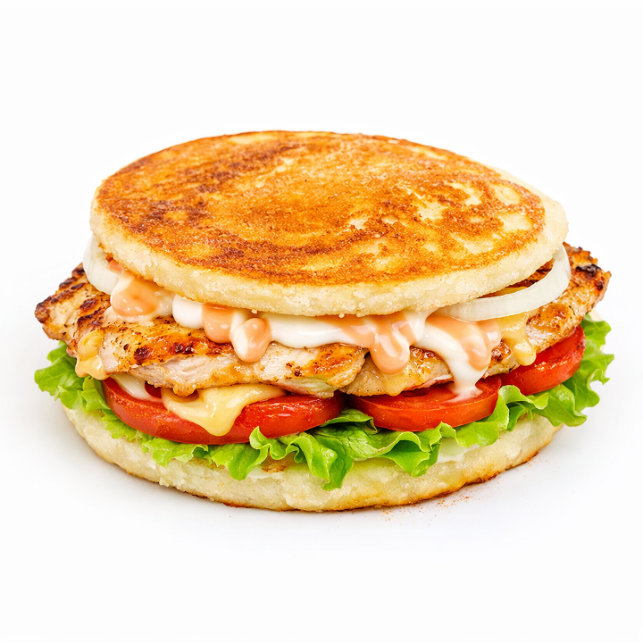 Chicken Arepa.