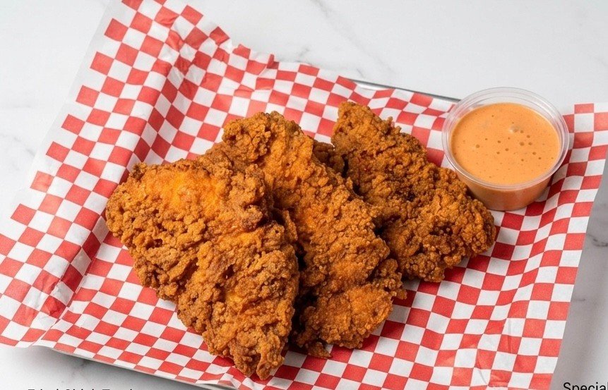 3 Pc Chicken Tenders & Fries.