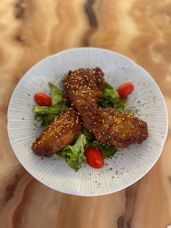 Soy Glazed Wings.