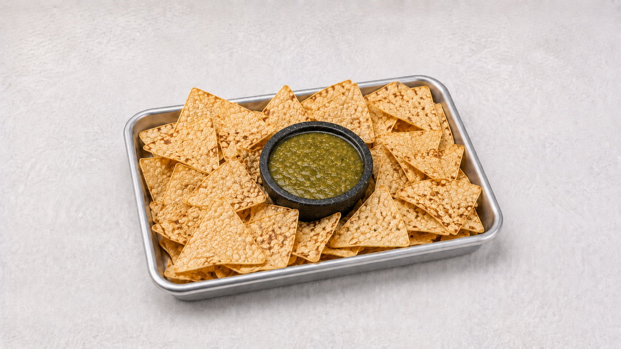 Salsa Verde & Chips.