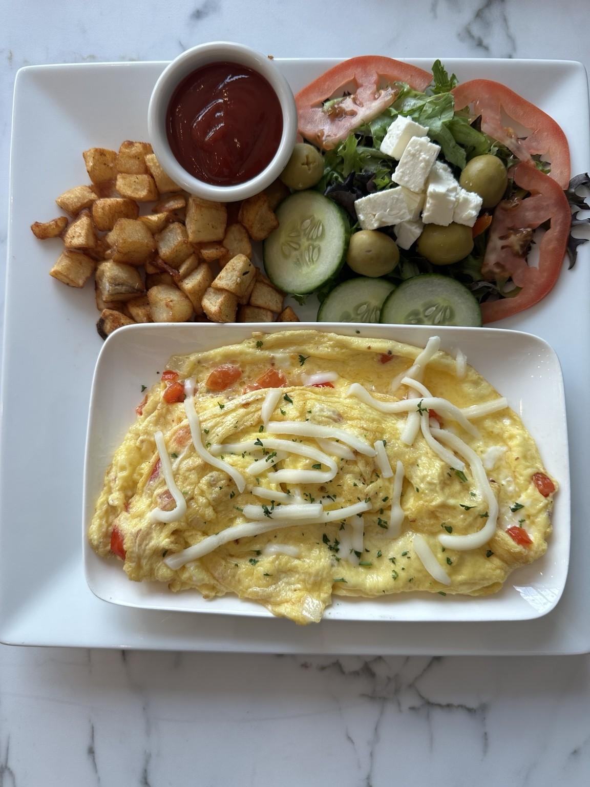 Veggie Egg Plate.