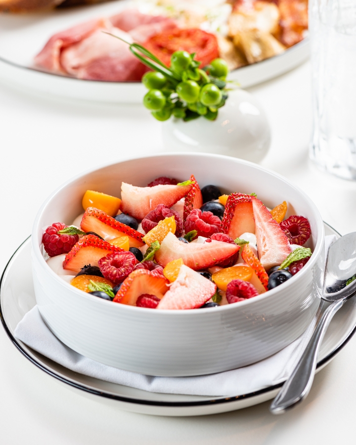 Greek Yogurt & Berries.