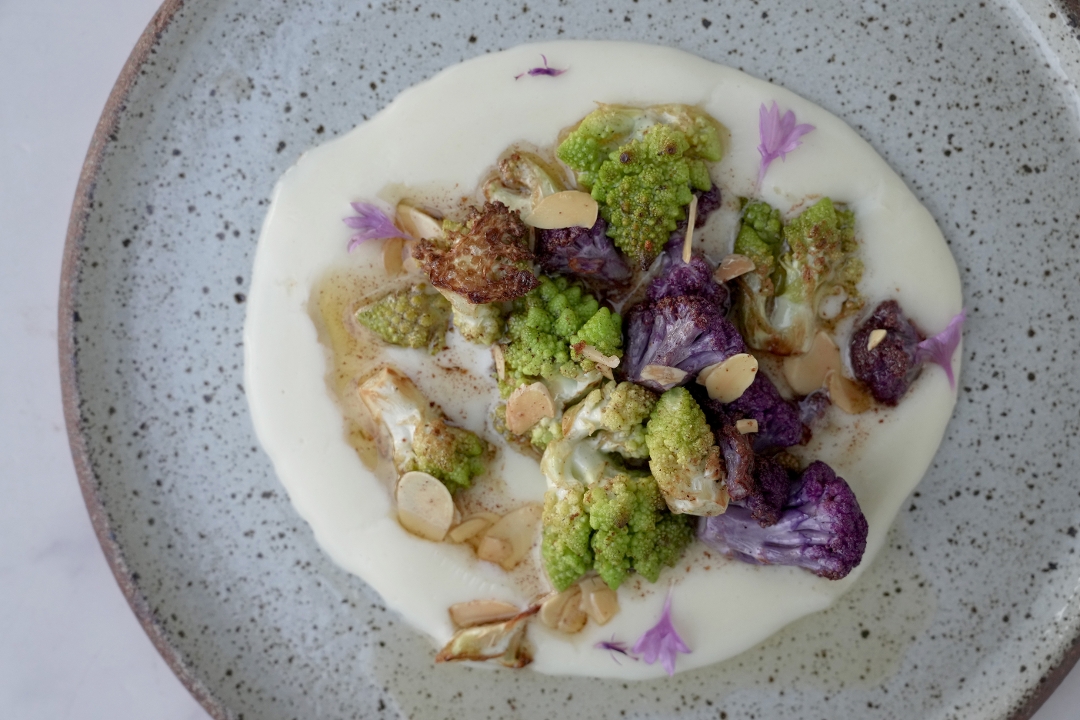 Cauliflower & Romanesco, Almond Brown Butter.