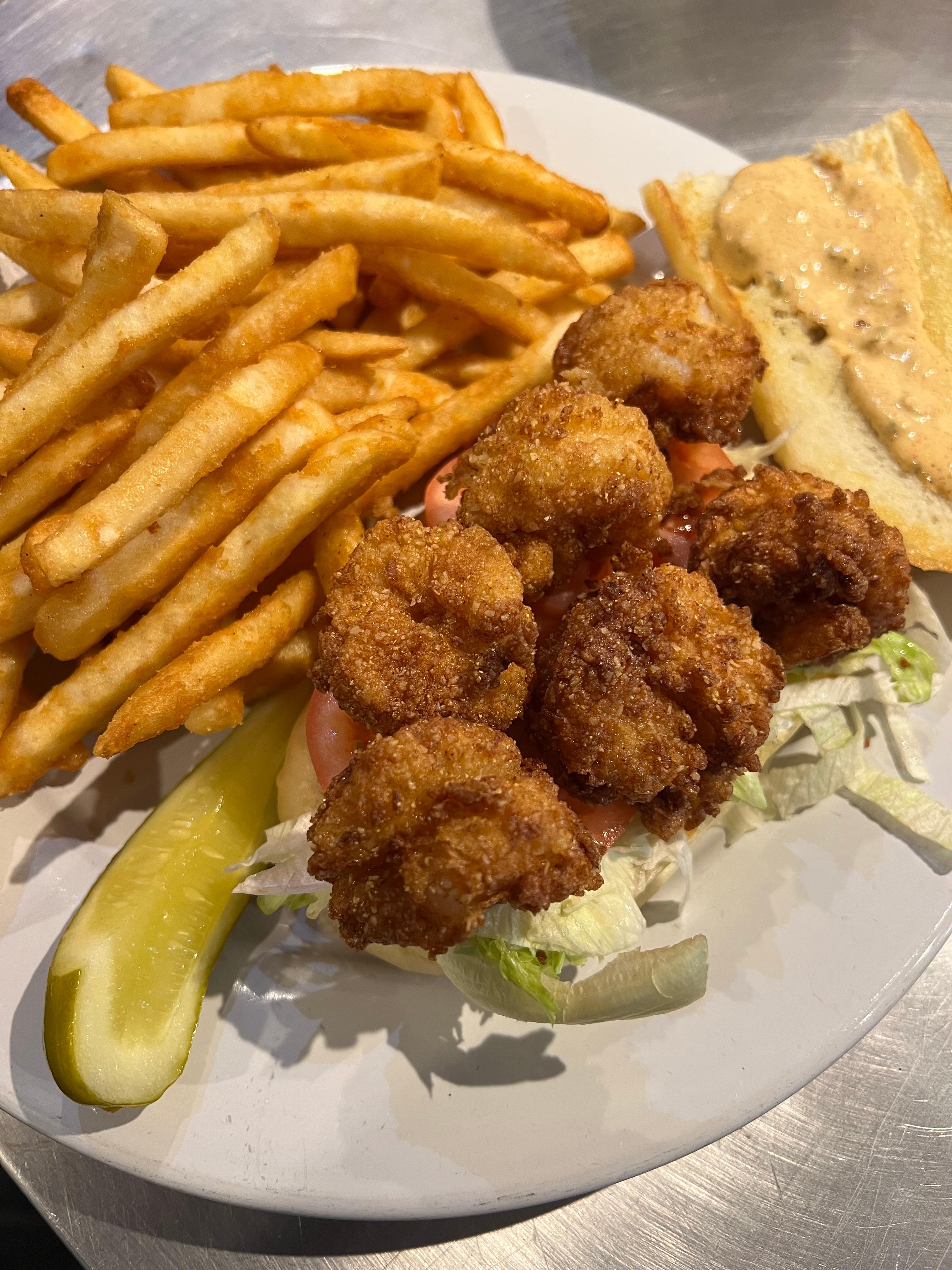 SHRIMP PO' BOY.