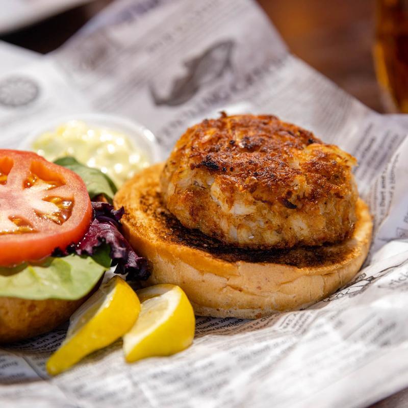 Crabcake Sandwich.