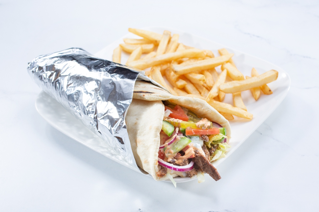 Beef Shawarma Wrap.