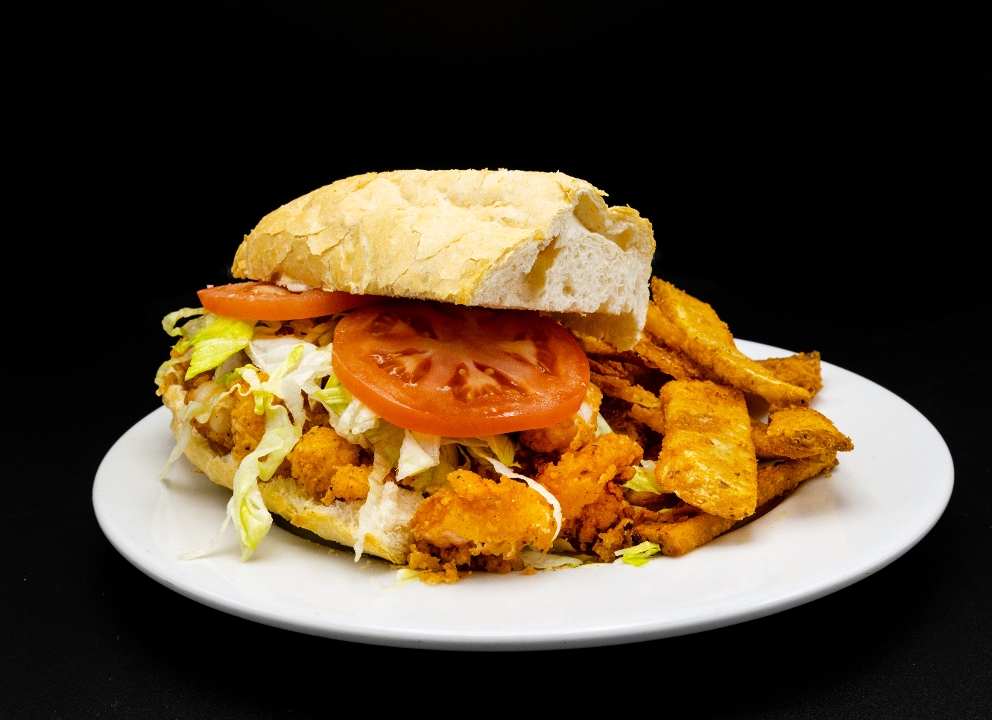 L SHP PoBoy & Fries.