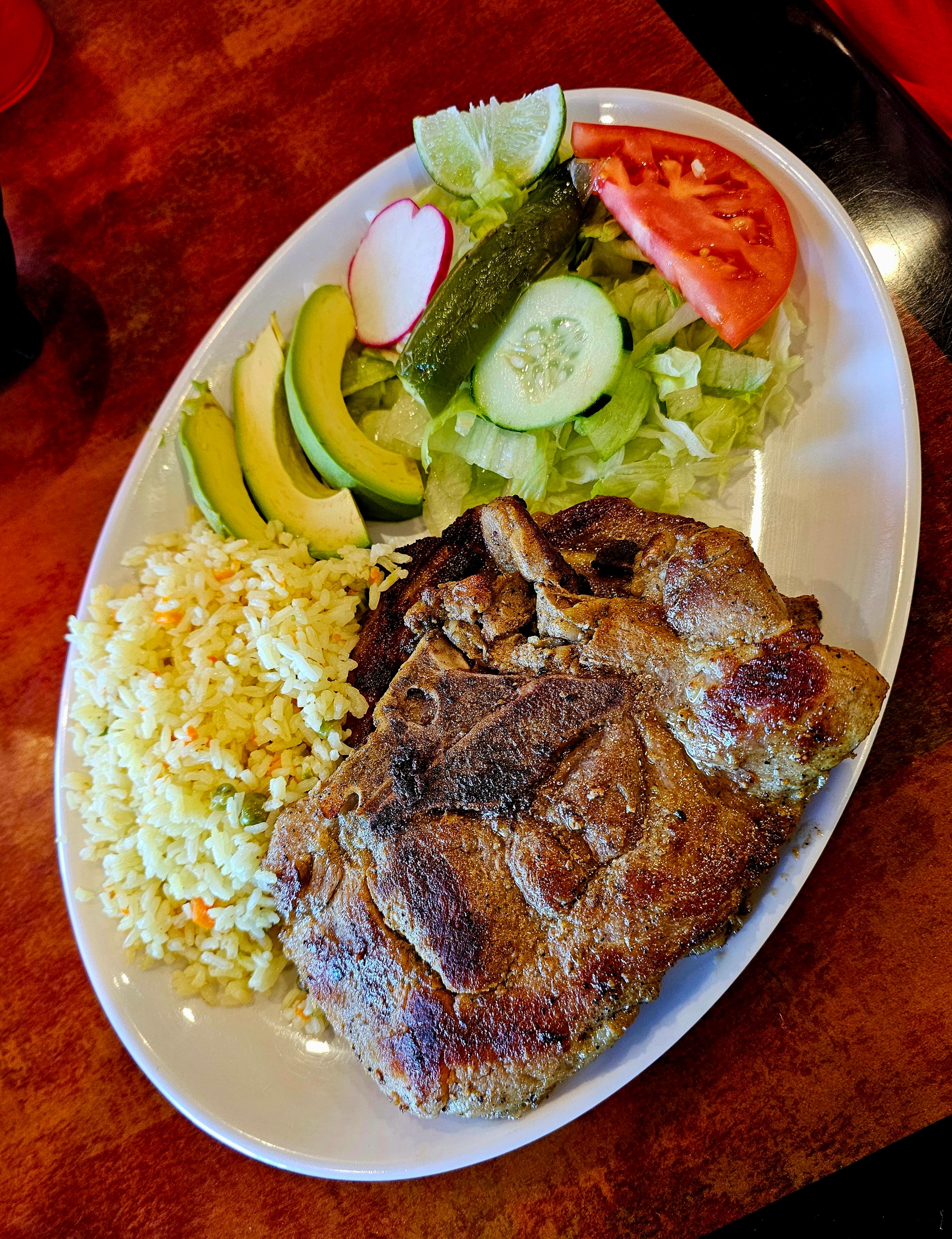 El Paraíso Pork Chop.