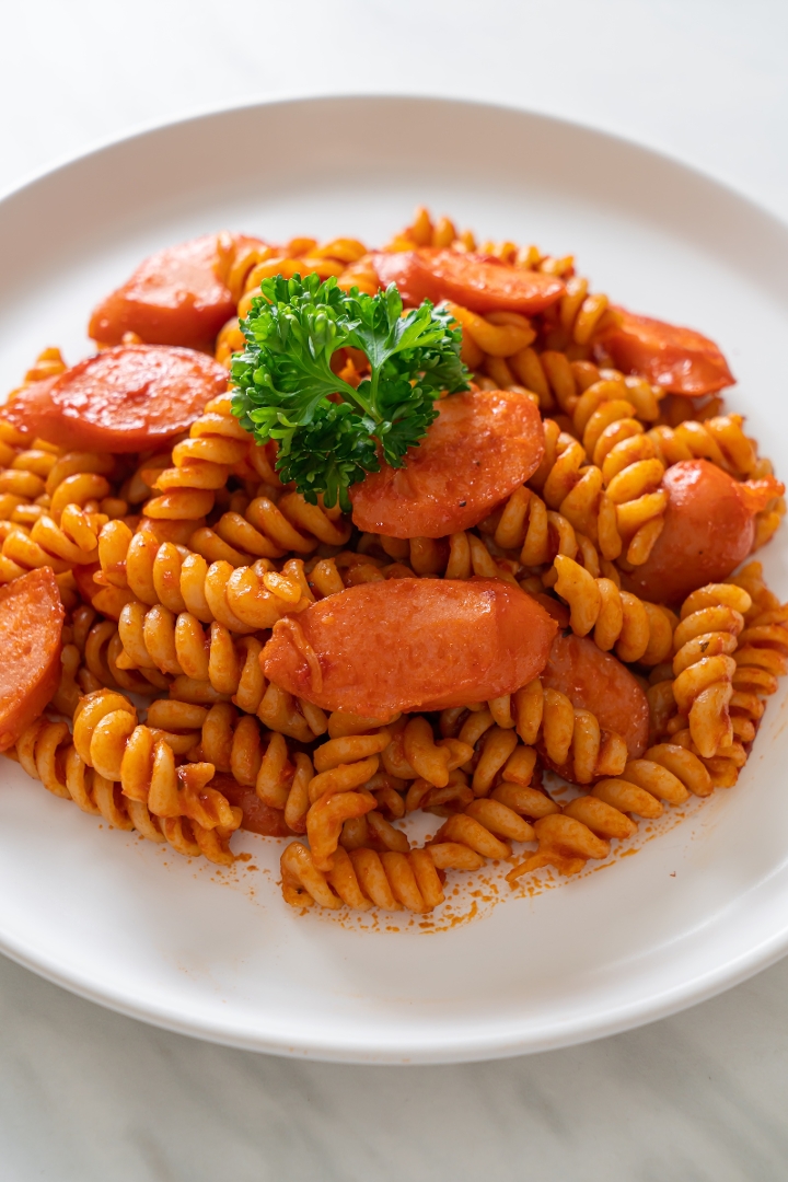 Pasta with Sausage.
