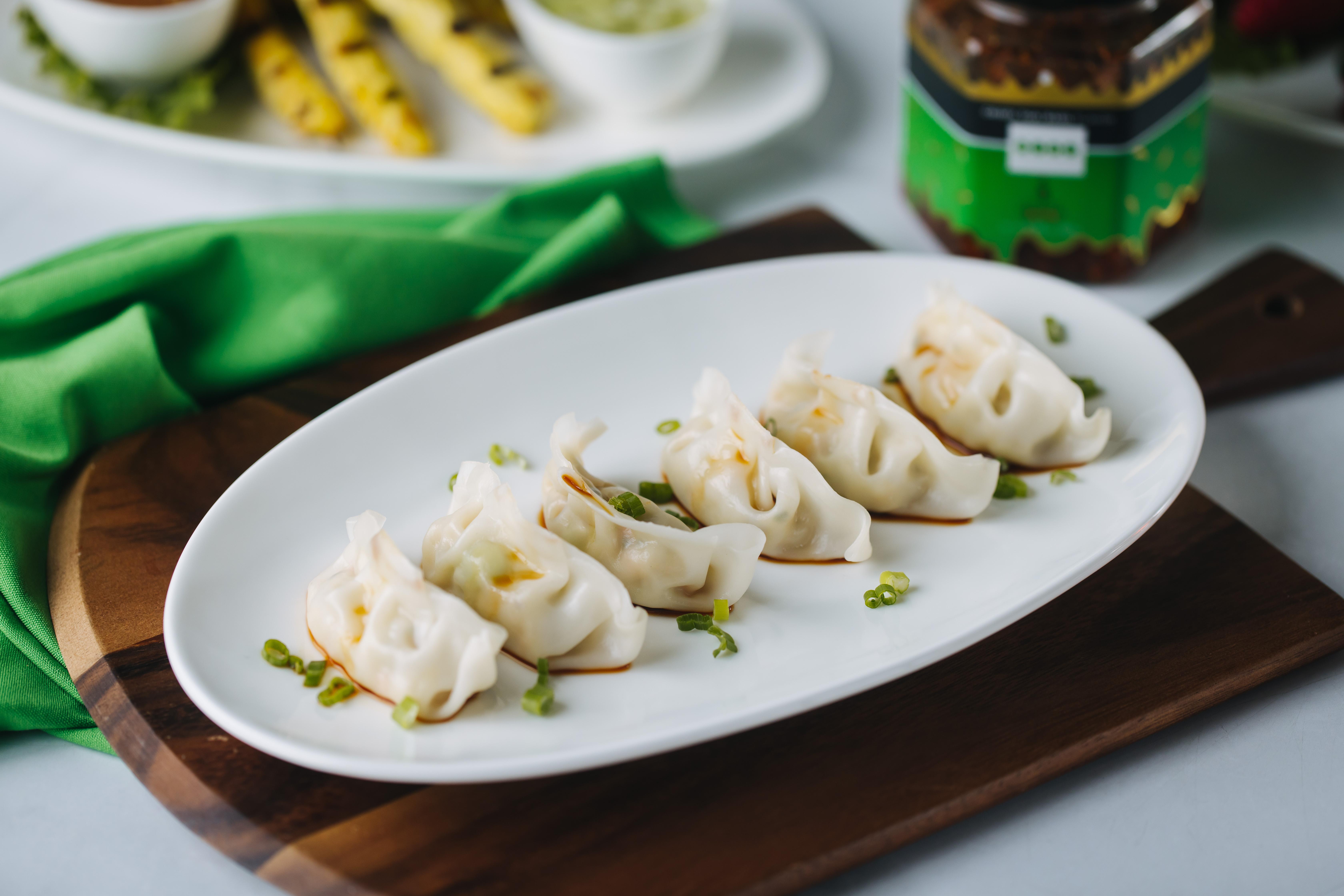 Steamed Dumplings.