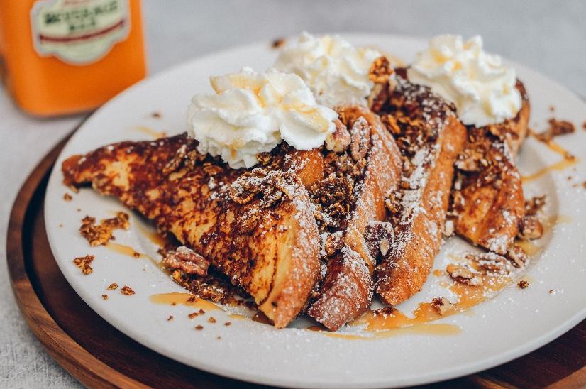 Caramel Crumble French Toast.