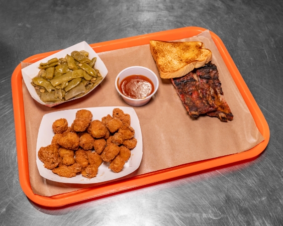 Kids Rib Plate.