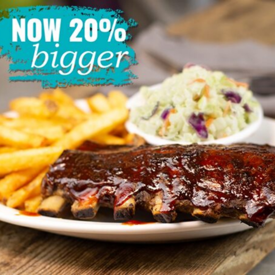 Full Rack Ribs.