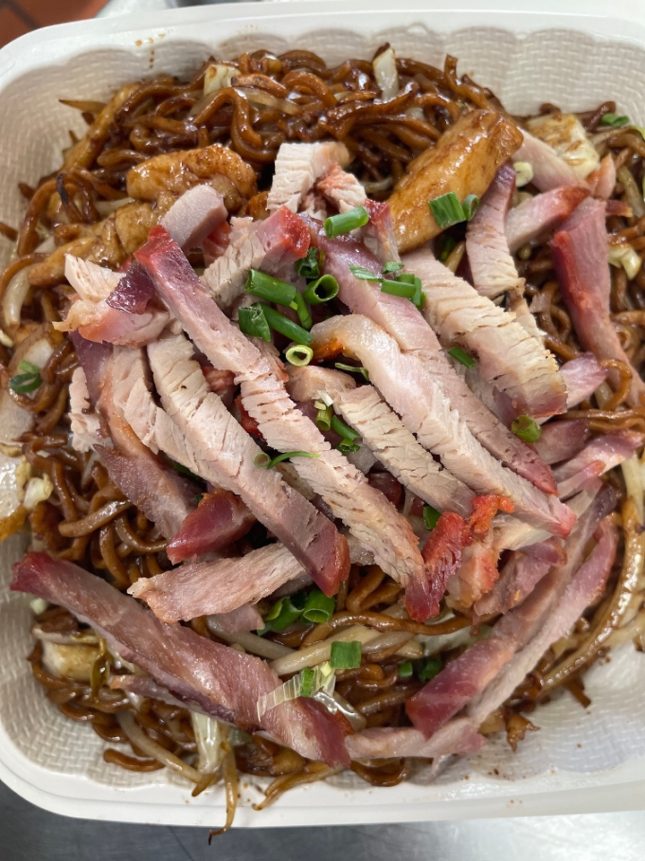 Chicken & Char Siu Lo Mein.