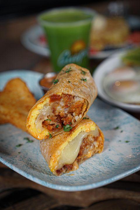 Crispy Chicken Burrito.