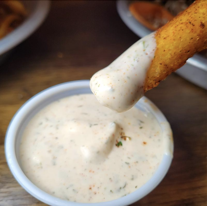 Yuca Fries (5) With Vegan Ranch.