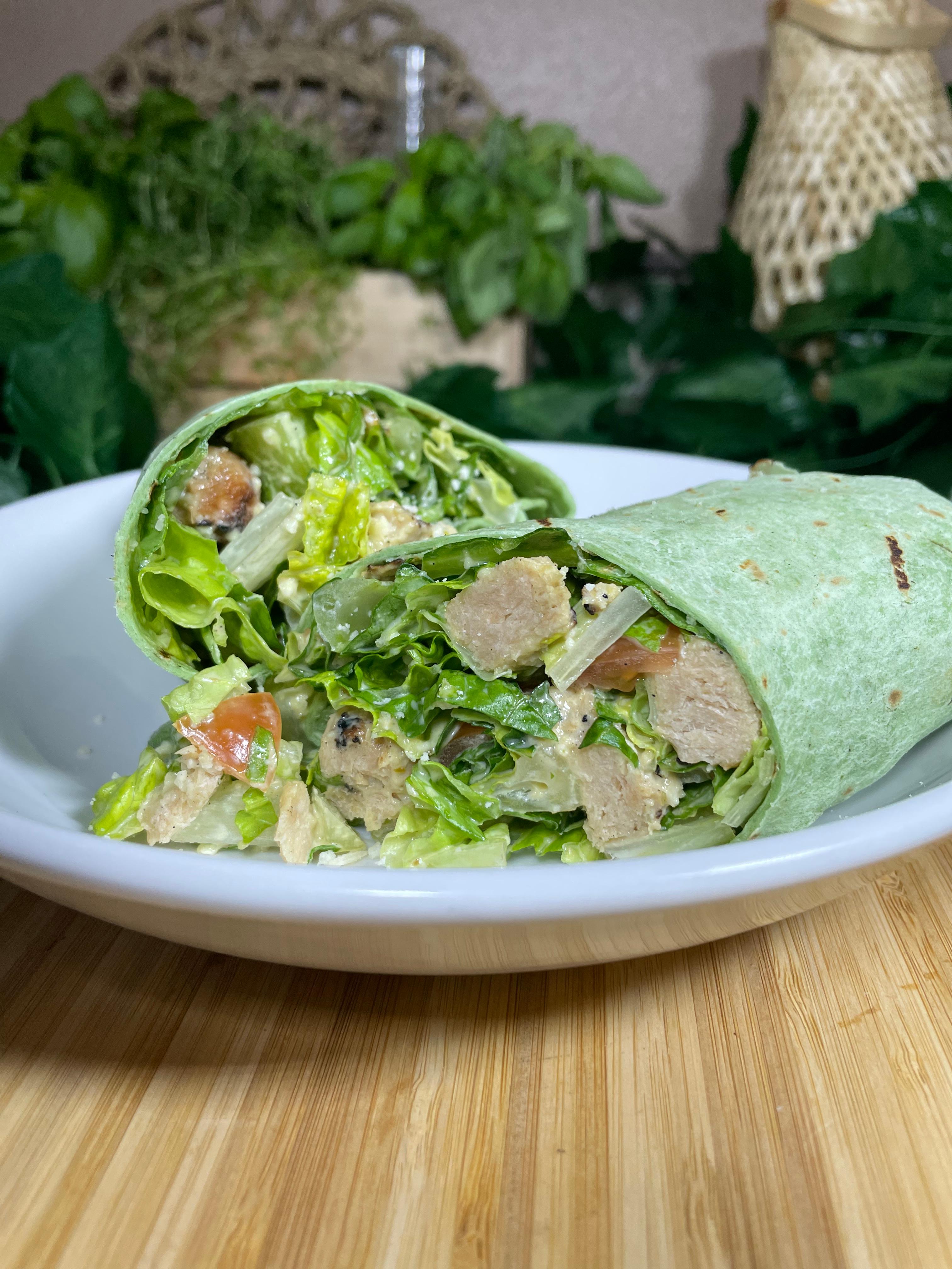 Chick'n Caesar Wrap.