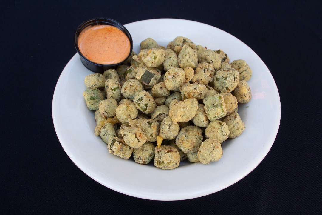 Fried okra side.