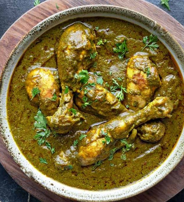 Saag Chicken.