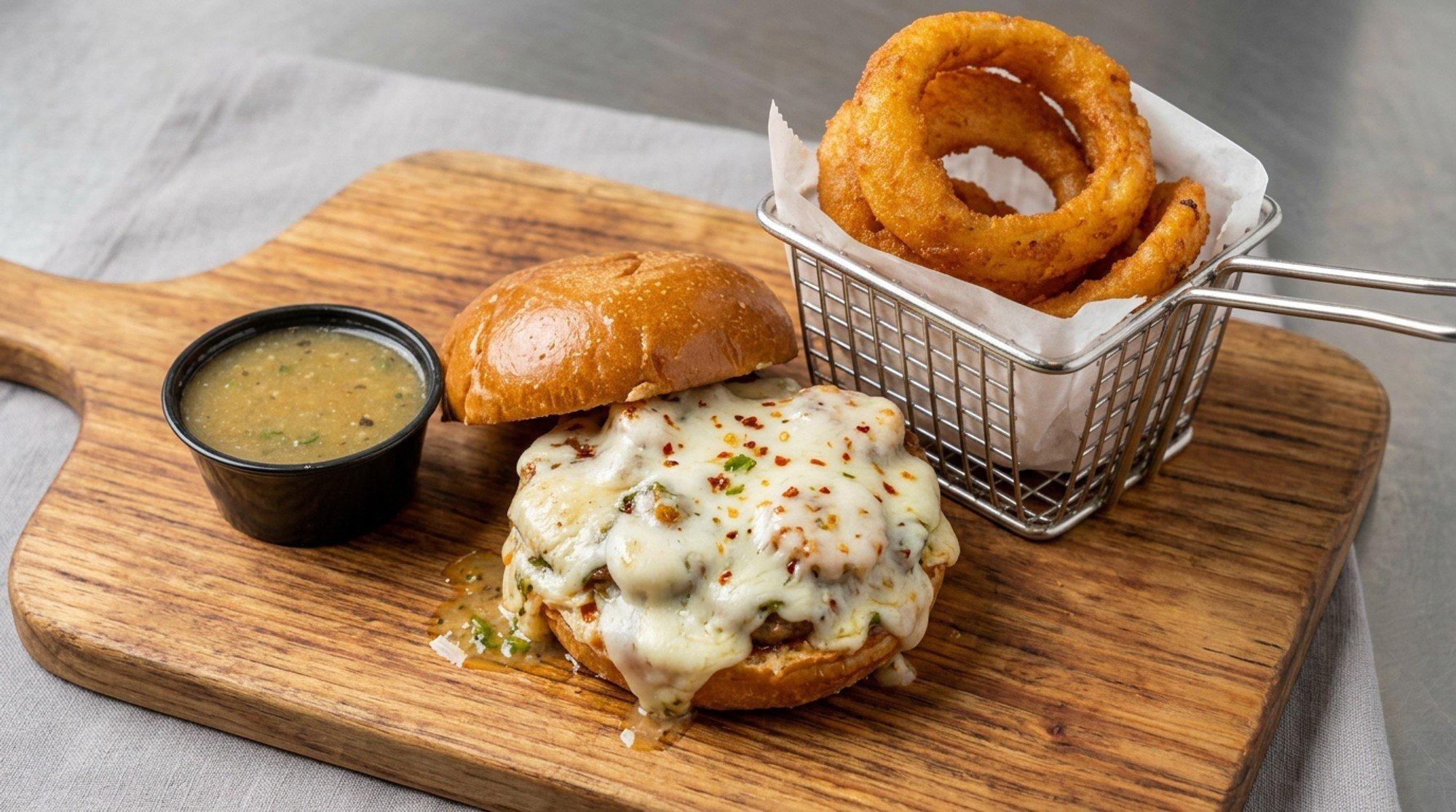 Surf and Turf Burger.