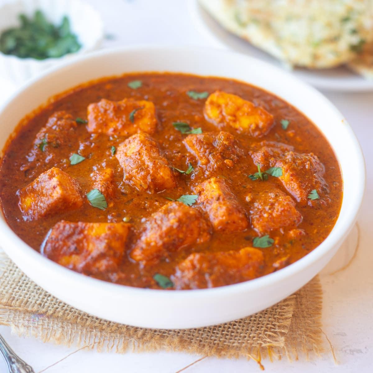 Paneer Vindaloo (With Rice).