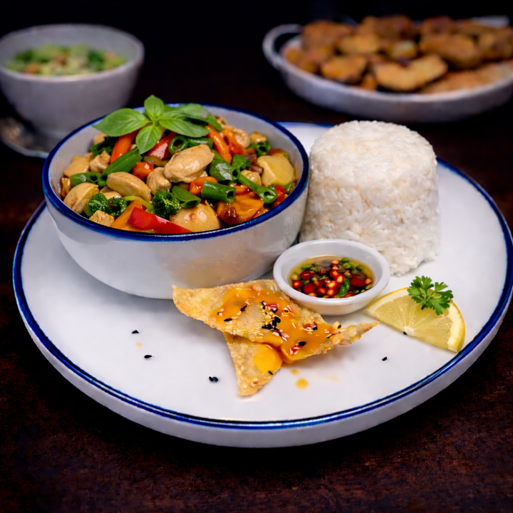 L-Basil + Rice.