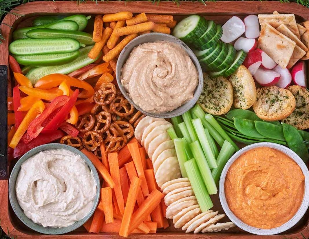 Mix Hummus.