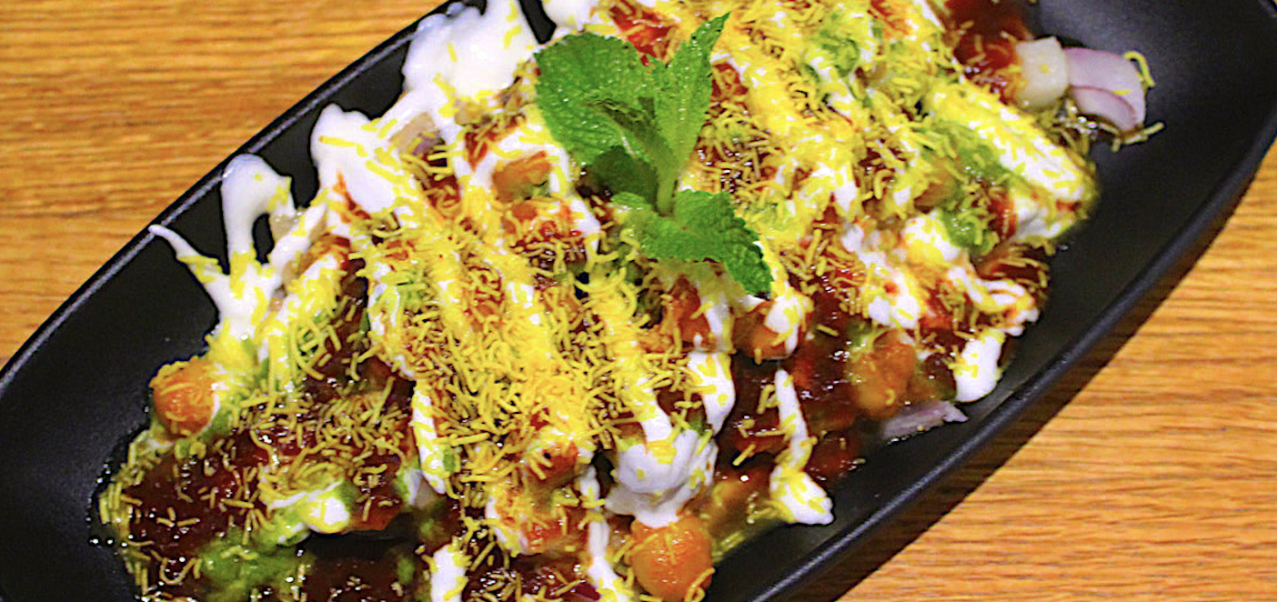 Aloo Tikki Chaat.