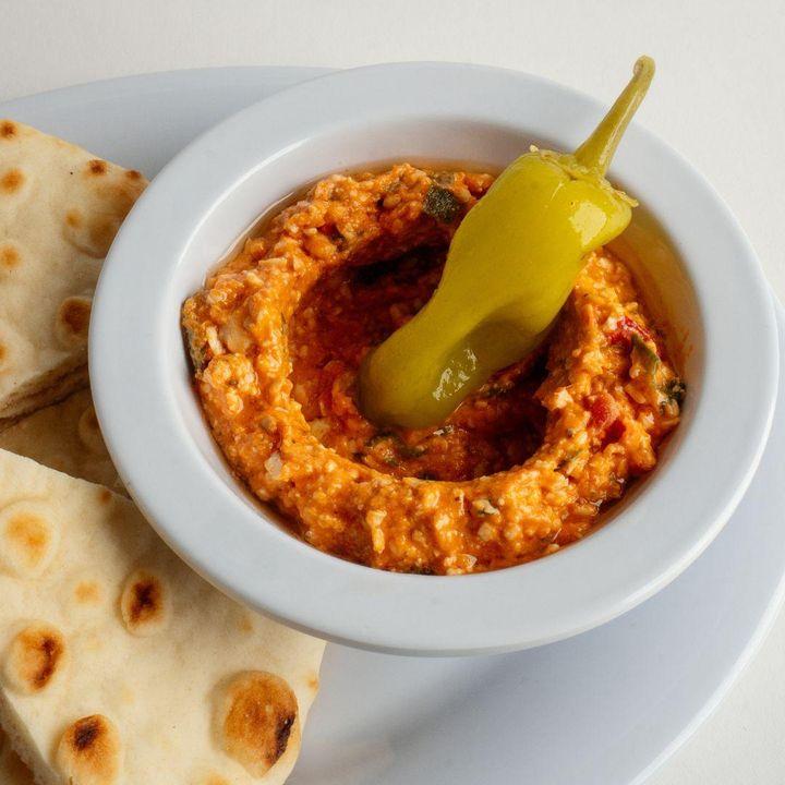 Feisty Feta Dip with Pita.