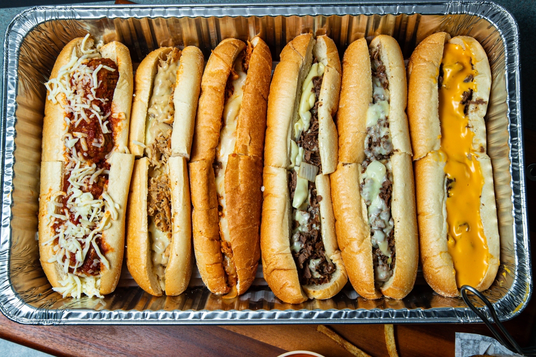 Assorted Cheesesteak Tray.