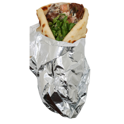 Lamb Kabab Wrap.