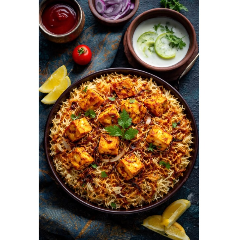 Paneer Biryani.