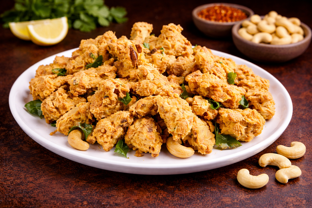 Cashew Pakodi.