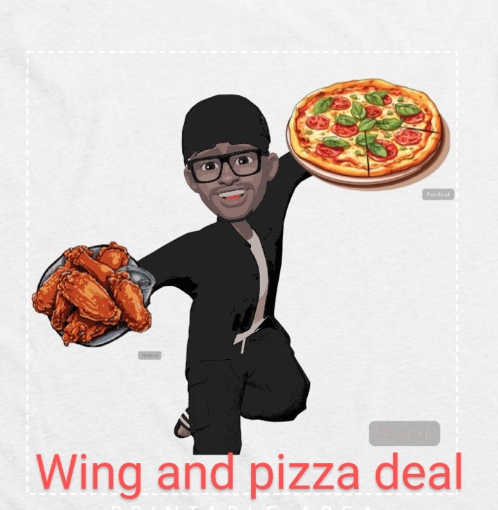 LG PIZZA and WING MEAL DEAL.