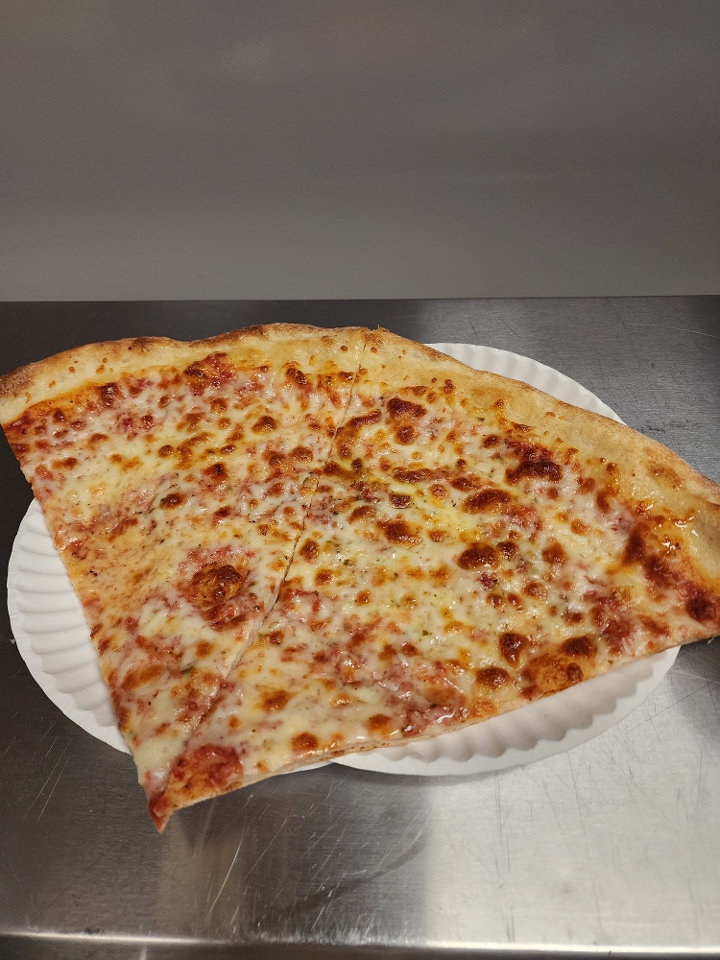 TWO SLICES & FOUNTAIN SODA.