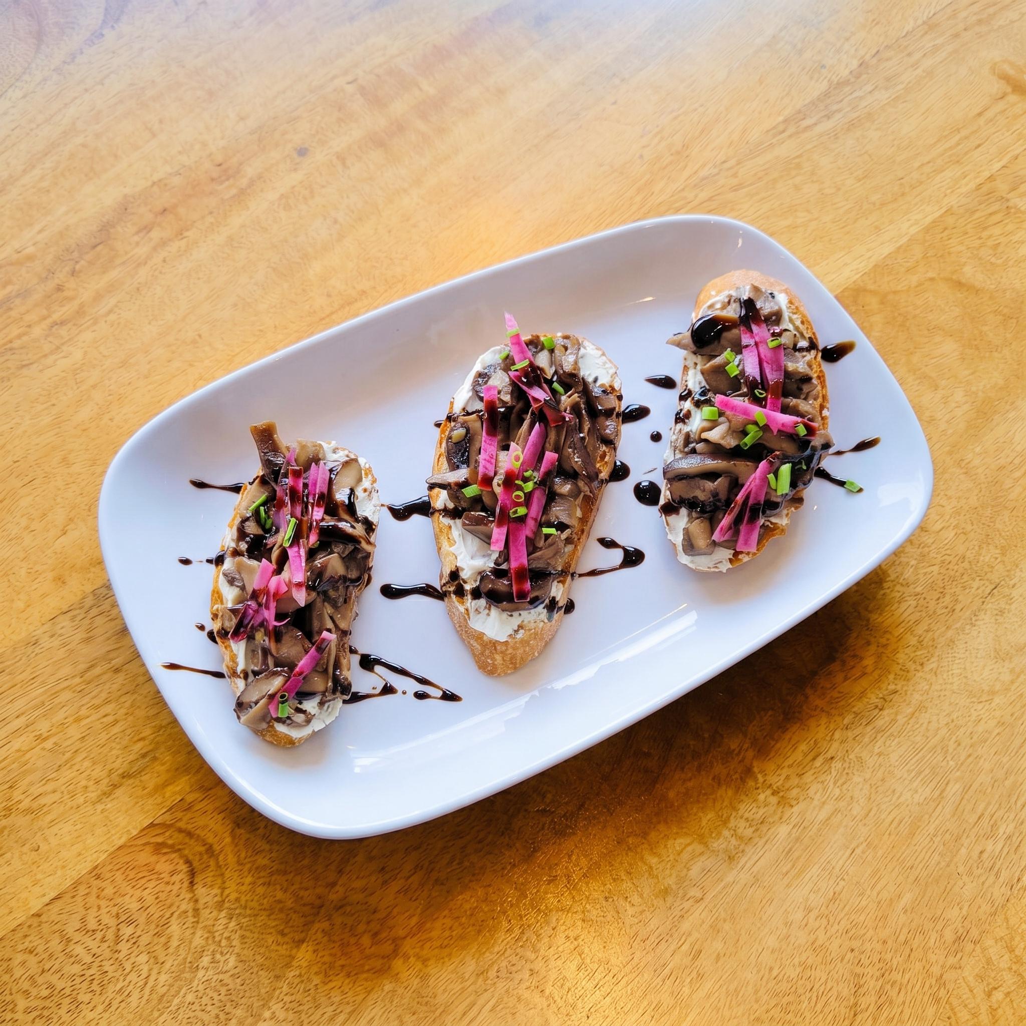 Wild Mushroom Crostini.