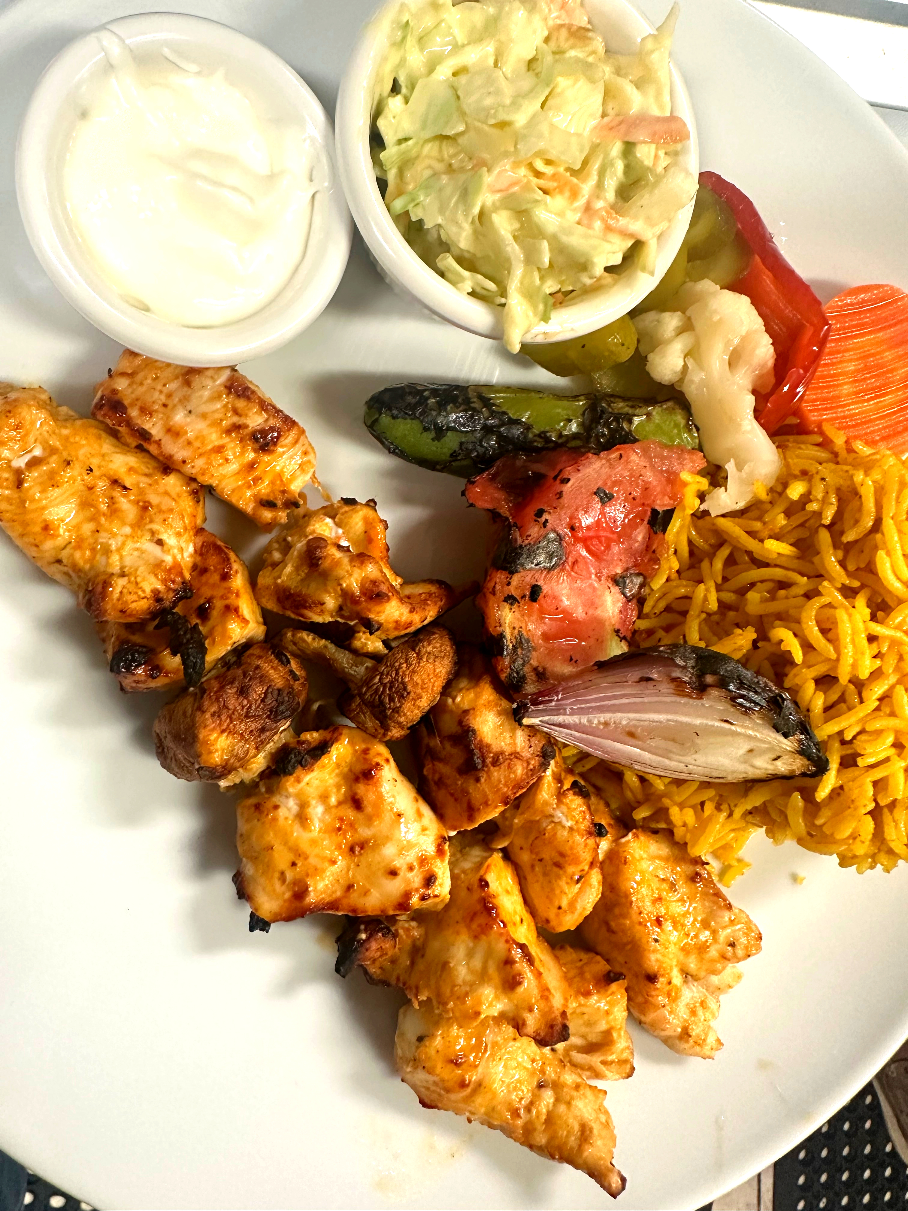 Shish Tawook "Chicken Kebab".