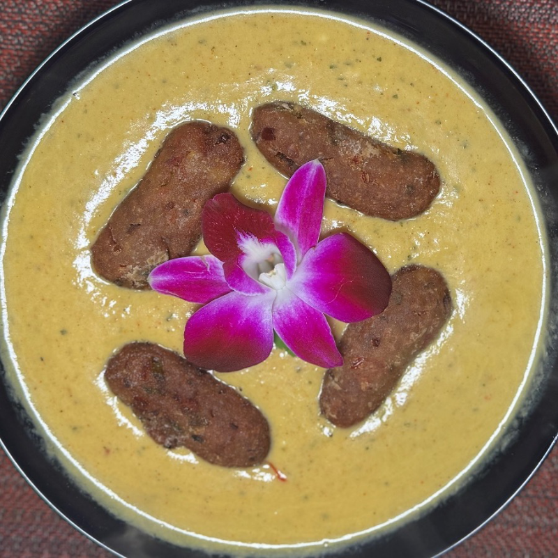 Vegan Beyond Meat Kofta Curry.