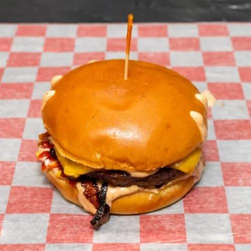 Any 2 burger with 20oz soda.