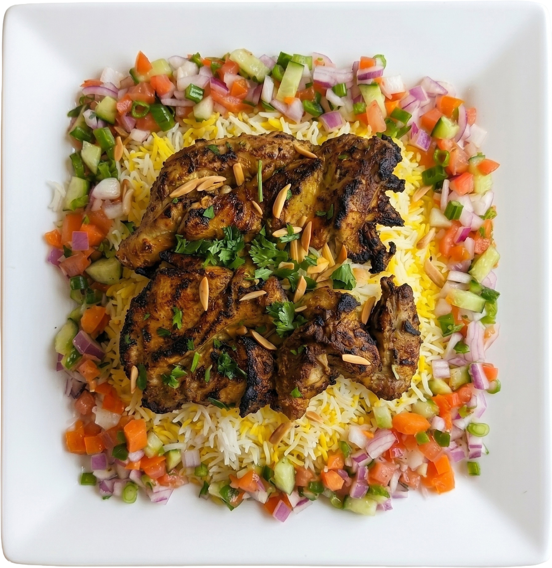 Grilled 1/2 Chicken.
