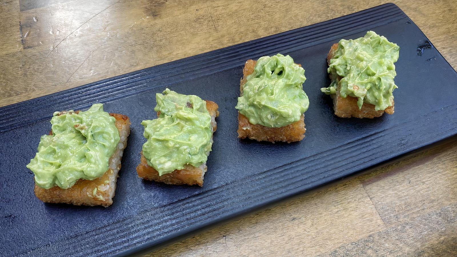 Crispy Rice Guacamole (4 pcs).