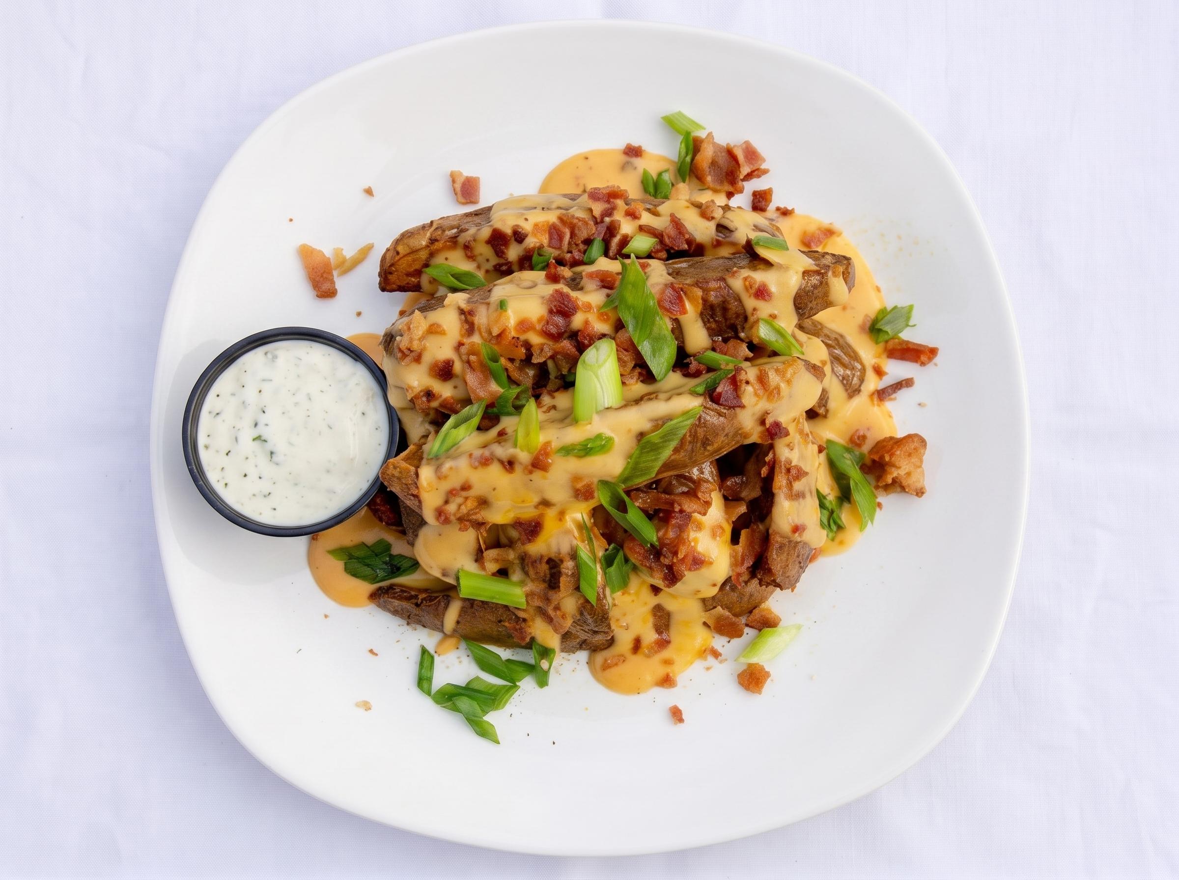 Loaded Potato Wedges.