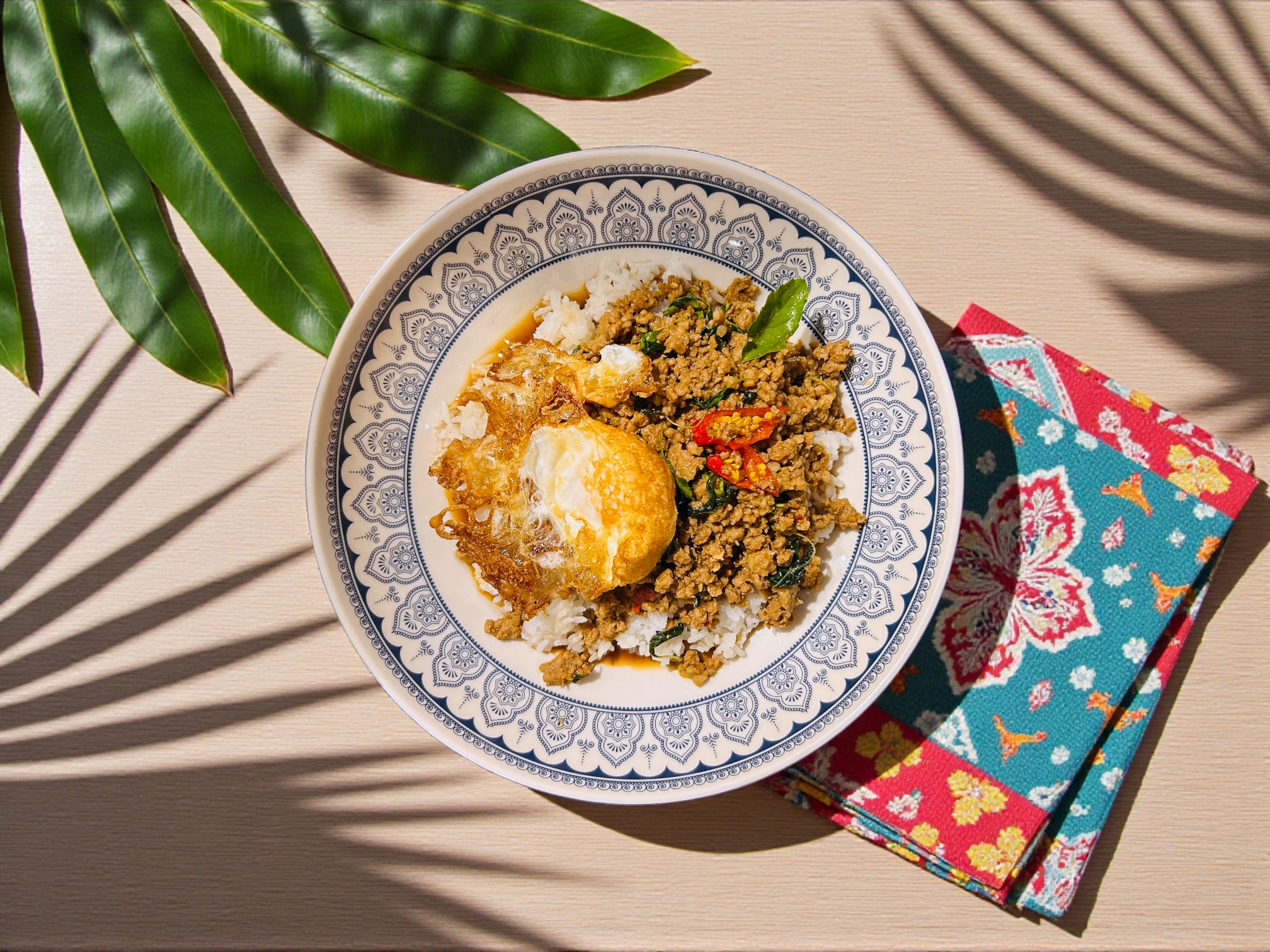 #34 Pad Kra Pao Moo Sap (Seasonal) ผัดกะเพราหมูสับ.
