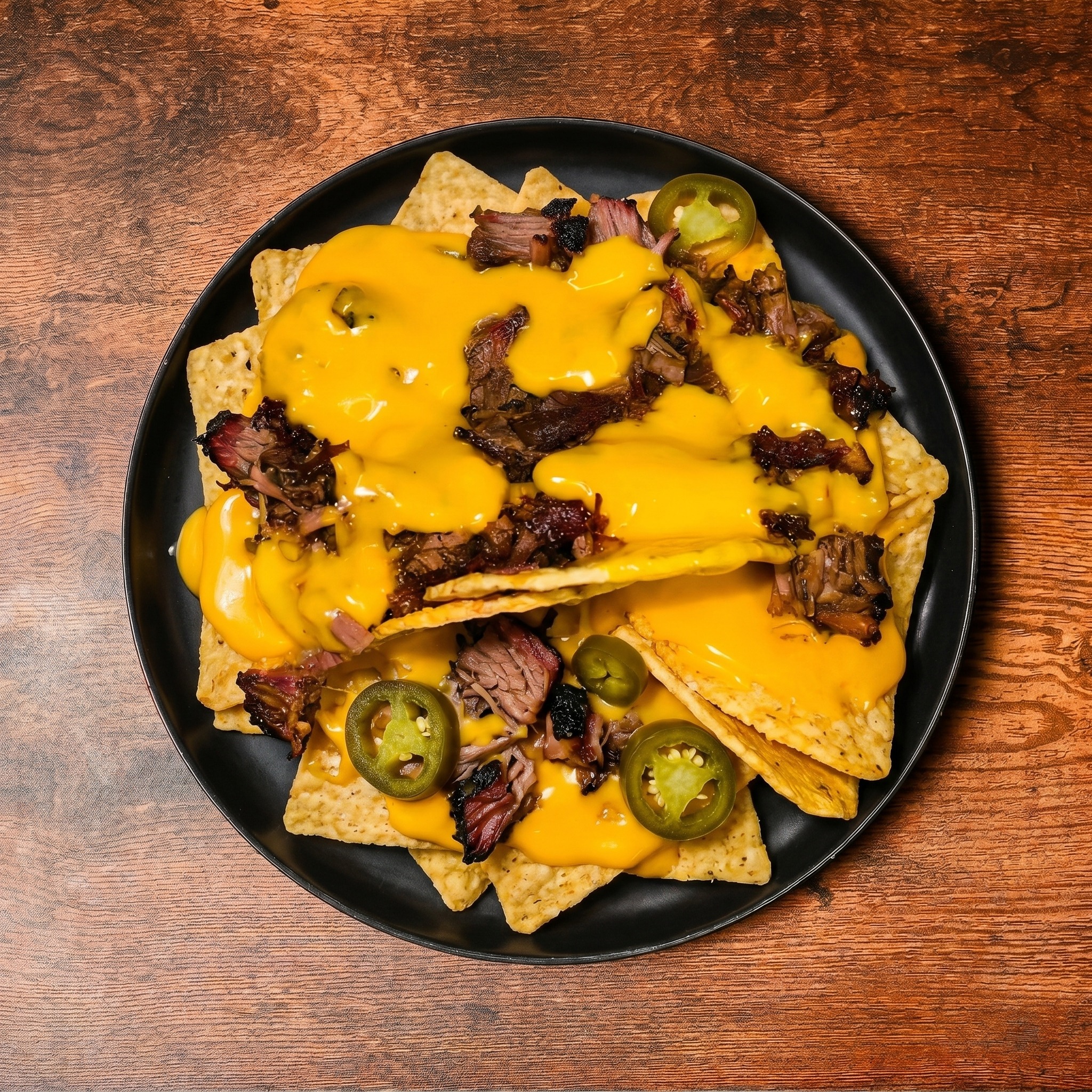 Brisket Loaded Nachos.