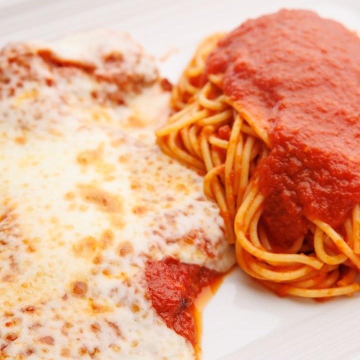Eggplant Parmigiana.