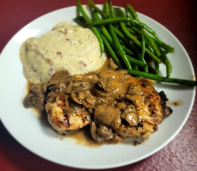 Chicken Marsala.