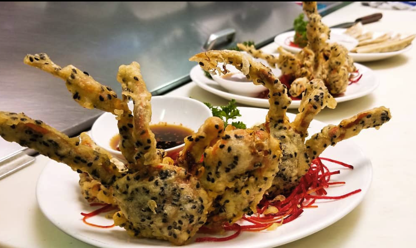 Soft-Shell Crab Appetizer.