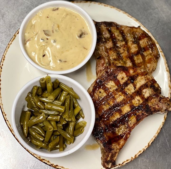 Bone-In Pork Chops.